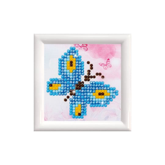 Diamond Dotz® Buttefly Sparkle Diamond Painting Artwork Kit with Frame